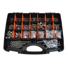 1050 Piece M3 M4 M5 M6 M8 Button Socket Nut Washer Stainless G304 Assortment Grab Kit205