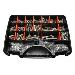 840 Piece M5 M6 M8 Socket Cap Nut Washer Stainless G304 Assortment Grab Kit208