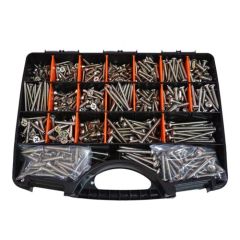 795 Piece 10g 12g 14g Pan + Countersunk Self Tapper Screw Stainless G316 Assortment Grab Kit210