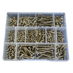 540 Piece 6g 8g 10g Pan Self Tapper Screw Stainless G316 Assortment Grab Kit216