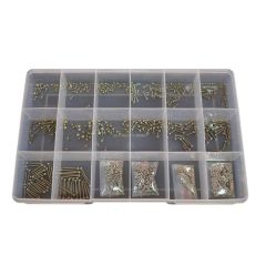 1050 Piece M2 M2.5 Pan Machine Screw Nut Washer Stainless G304 Assortment Grab Kit250