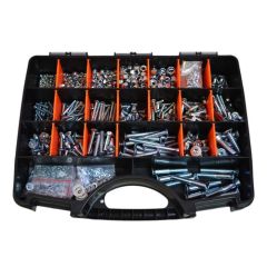 1125 Piece M3 M4 M5 M6 M8 Countersunk Socket Nut Washer High Tensile Zinc Assortment Grab Kit253