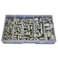 145 Piece M3 M4 M5 M6 M8 AL Series Flange Nutsert Zinc Assortment Grab Kit260