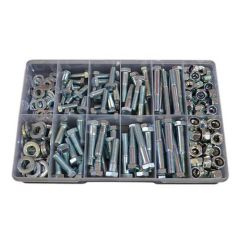 249 Piece M10 M12 Bolt Nut Washer Class 8.8 Zinc Assortment Grab Kit279