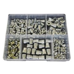 240 Piece M3 M4 M5 M6 M8 AL Series Flange Nutsert Zinc Assortment Grab Kit47