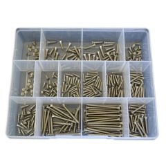 350 Piece 4g 6g Countersunk Self Tapper Screw Stainless G304 Assortment Grab Kit64