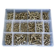 540 Piece 6g 8g 10g Pan Self Tapper Screw Stainless G304 Assortment Grab Kit66