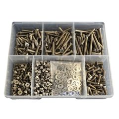 780 Piece M5 Countersunk Machine Screw Nut Washer Stainless G304 Assortment Grab Kit77