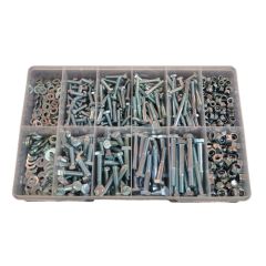 660 Piece M6 M8 Bolt Nut Washer Class 8.8 Zinc Assortment Grab Kit86