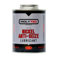 Nickel Anti-Seize Lubricant 450g Brush Top Tin Molytec M825