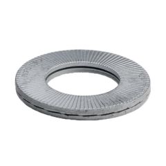M4 x 9mm x 1.8mm Delta Protekt Zinc Flake Nord-Lock® Large OD Wedge Washers NL4sp