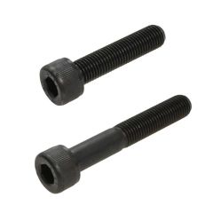 M8 x 1.00p Metric Fine Plain Black Uncoated Class 12.9 Socket (6mm Key) Head Cap Screws DIN 912 / ISO 12474