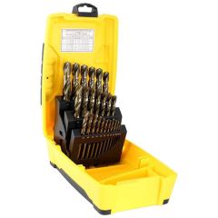 25 Pce 1mm - 13mm Metric Cobalt Tuffbox Jobber Drill Set Alpha SM25CO